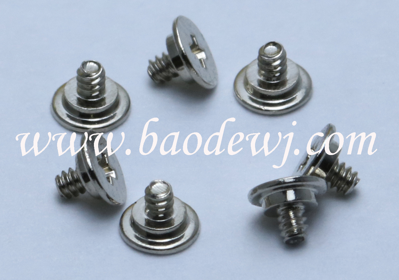 Nickel-plated step screw